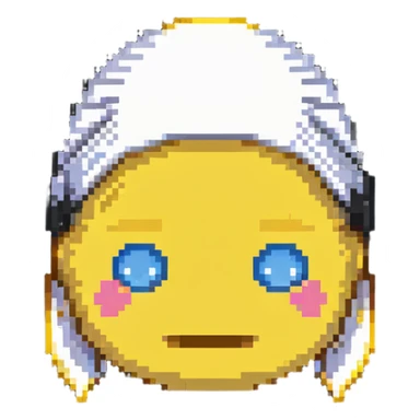 yellow slick emoji face wearing a durag sticker