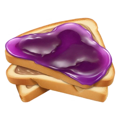 Peanut butter and jelly sticker