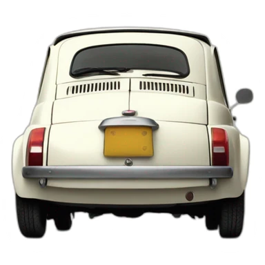 Fiat 500 old sticker