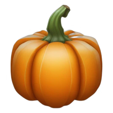 hexagon pumpkin sticker