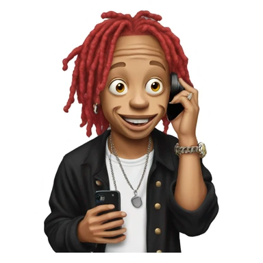 Trippie Redd On A Phone Call sticker