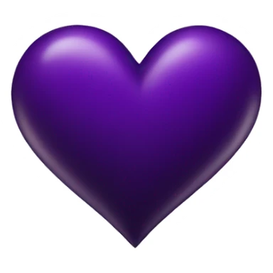 Dark Purple Heart  sticker