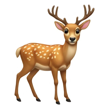Deer sticker
