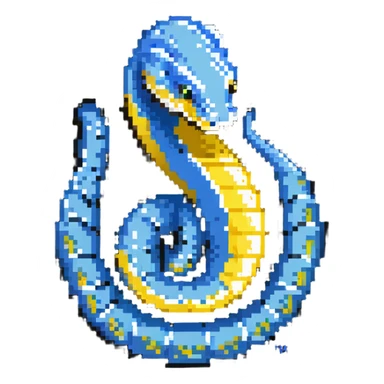 Python logo with text saying 'Python' and a small blue and yellow snake icon sticker