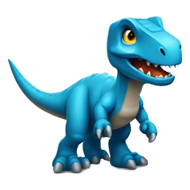 Laser dinosaur sticker