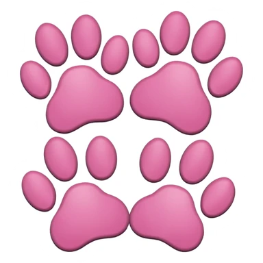 Dog paws sticker