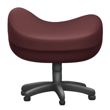 Maroon pin cusion seat sticker