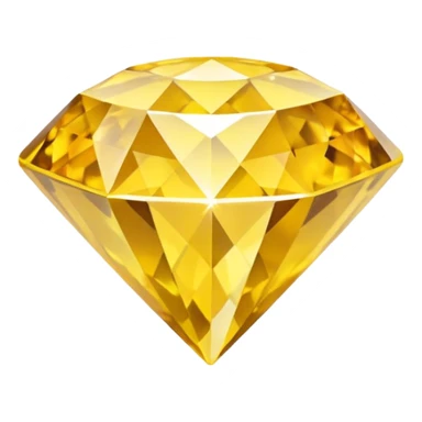 make a soft yellow diamond shape icon emoji sticker