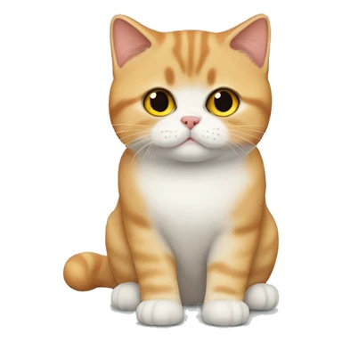 ginger british shorthair sticker