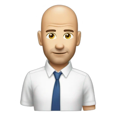 phone on head zidane sticker