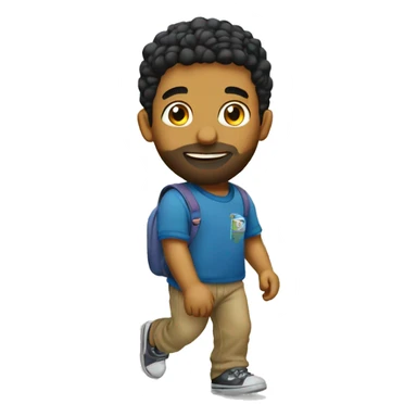 drake going to a preschool to pick up kids sticker