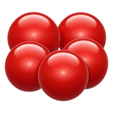 Lots of shiny red balls  sticker