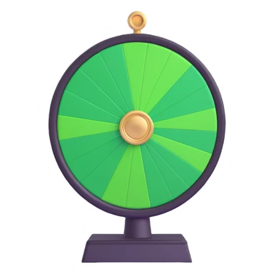 Green Prize Wheel sticker