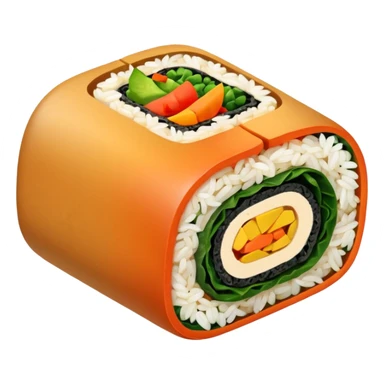 tofu kimbap single piece sticker