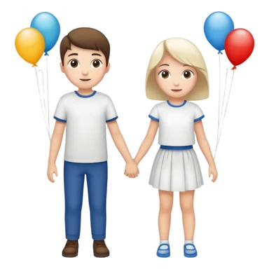 ১৬ডিসেম্বর উপলক্ষে শুভেচ্ছা । A banner is standing with a boy on one side and a girl on the other. sticker