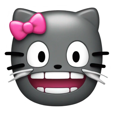 hello kitty with grillz sticker