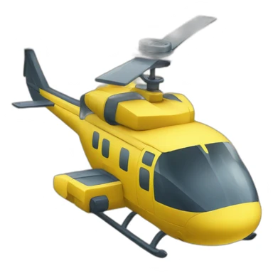 A helicopter made with bananas sticker