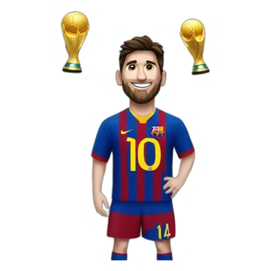 Leonel Messi campeón del mundo  sticker