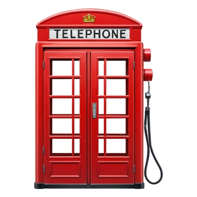 телефонная будка красная из United Kingdom sticker