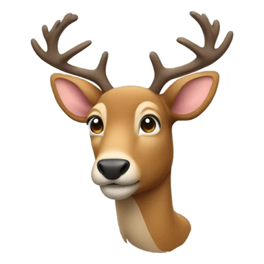 dear wearing a hoodie sticker