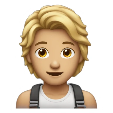 teenager with iphone and ipad sticker