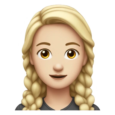  white girl fell from the sky sticker