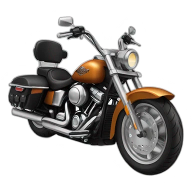 Moto Harley davidson sticker