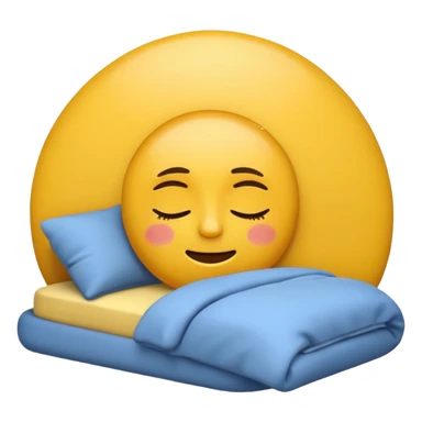 sleeping emoji with zzz above the head sticker
