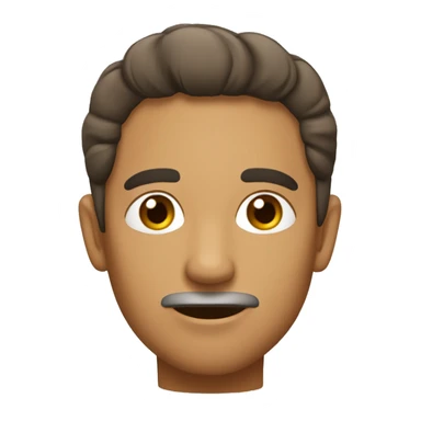 Psicologa cabello marrón  sticker