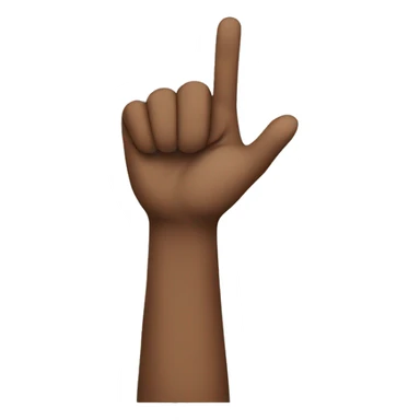 man raising one hand sticker