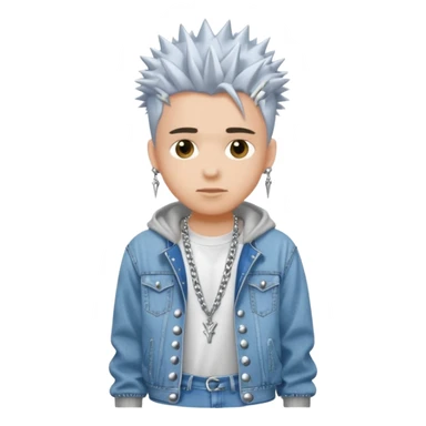 a white guy with a Y2K drip style  sticker