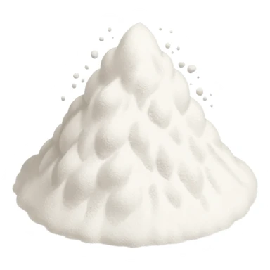 Talcum powder sticker