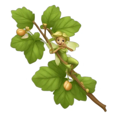 fée et noisette sticker