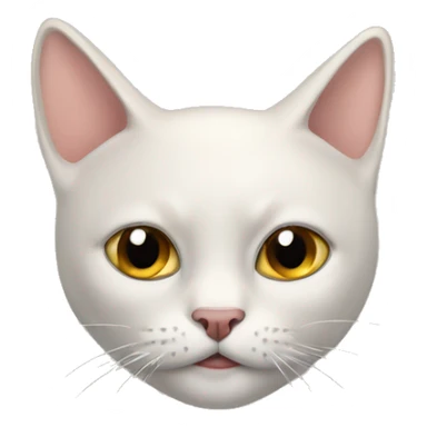 Um gato cm bone sticker