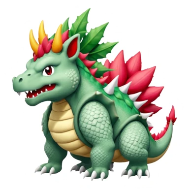 Ugly Fey Toony Bowser-Rhydon-Shaymin-dragon sticker