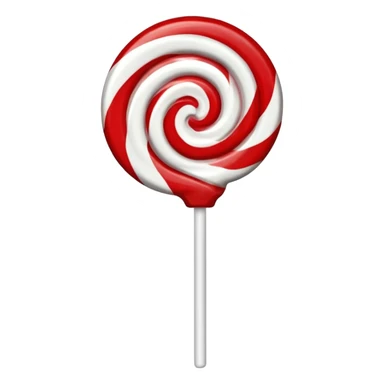Peppermint swirl lollipop sticker