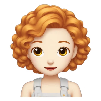 SUNMI GINGER HAIR sticker