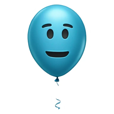 balloon in the shape of 13 sticker