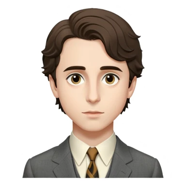 zeffirelli the french dispatch played by timothee chalamet  sticker