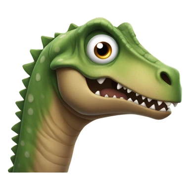 dinosaur looking concerned  sticker