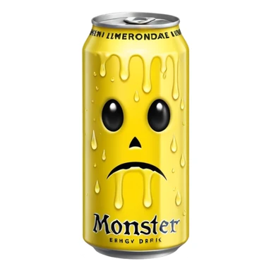 Monster energy drink can the Aussie lemonnade flavour one sticker
