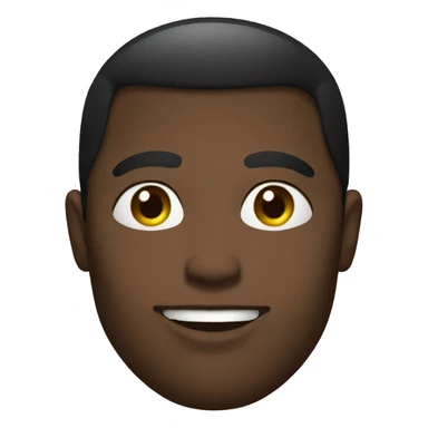 black male on low cut  sticker