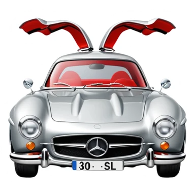 Mercedes 300 sl gullwing  sticker