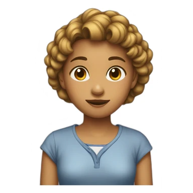 Fille embrasse garçon sticker