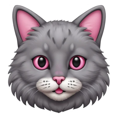 cat with black human mustache sticker