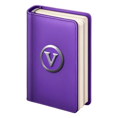 Purple book with "VOL. 5" written on the cover sticker