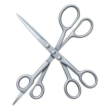 Scissors medical sticker