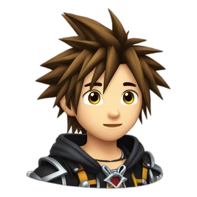 Kingdom hearts sora sticker
