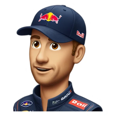 Red bull racing sticker