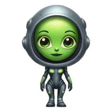 Miss alien ride alien sticker